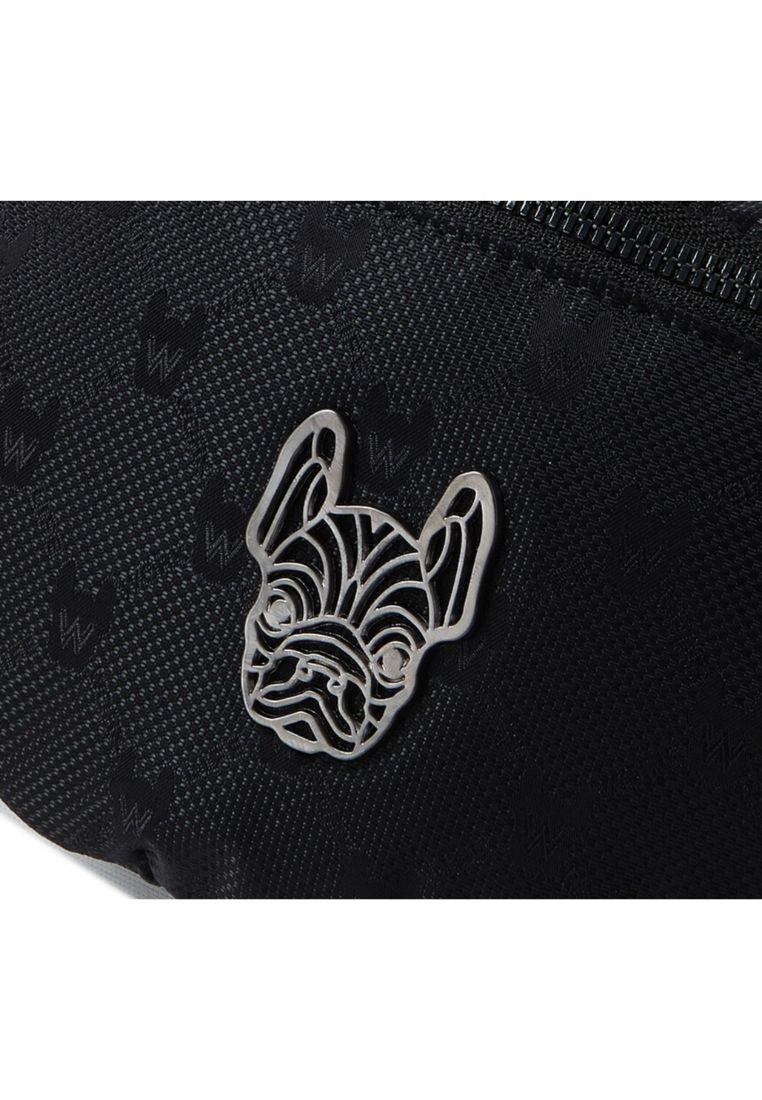 Jacquard Monogram 2WAY Crossbag Pattern Black