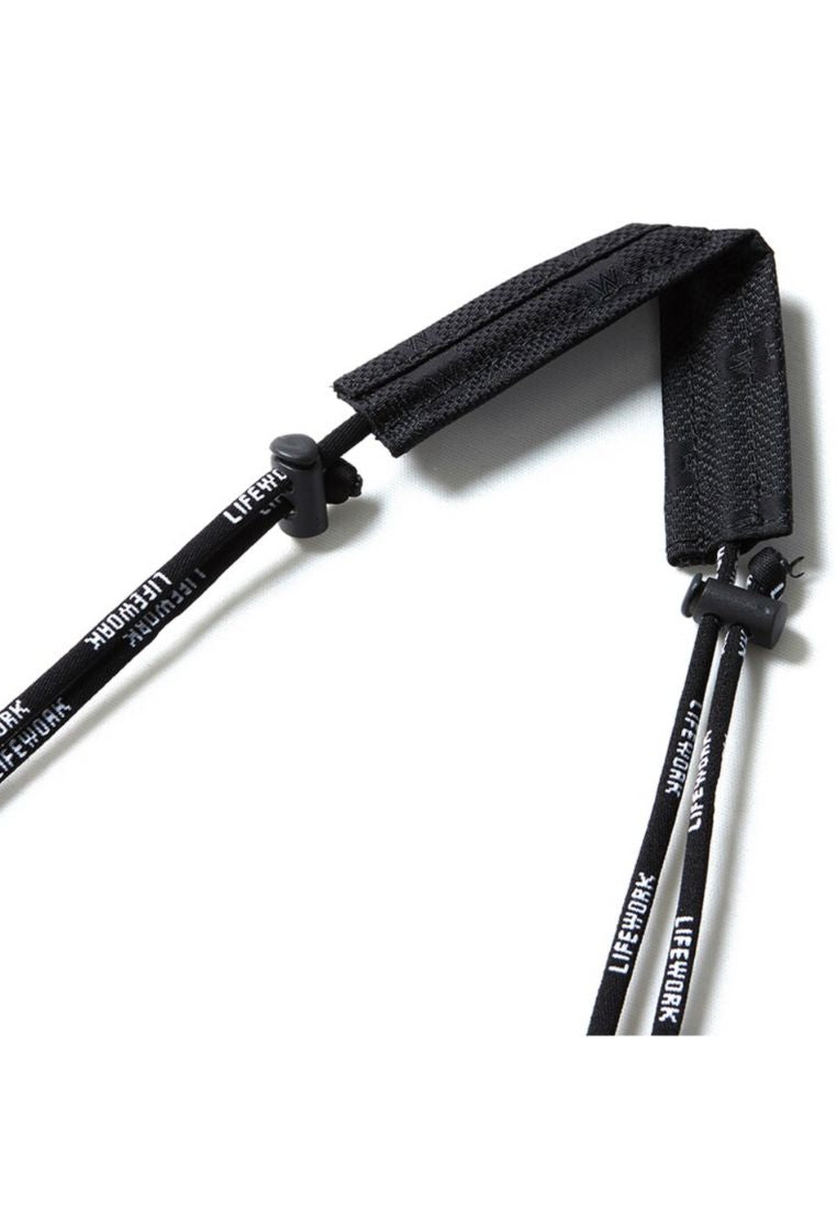 Jacquard Monogram 2WAY Crossbag Pattern Black