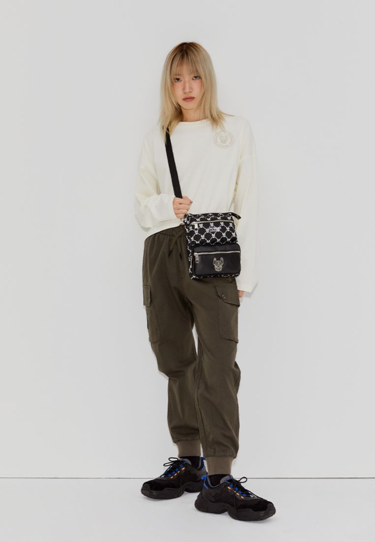 Jacquard Monogram 3WAY Bag Pattern Black