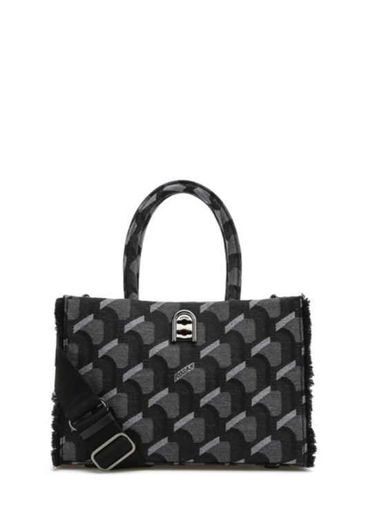 Jeans Monogram Day Tote Denim Black SM