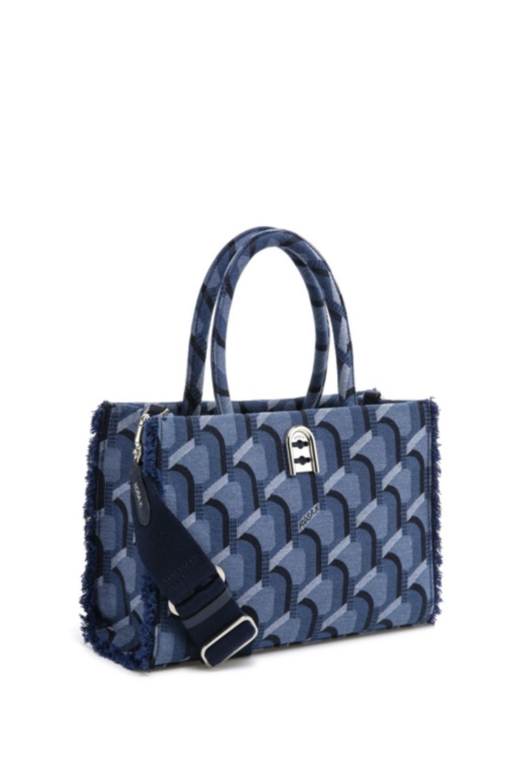 Jeans Monogram Day Tote Denim Blue SM