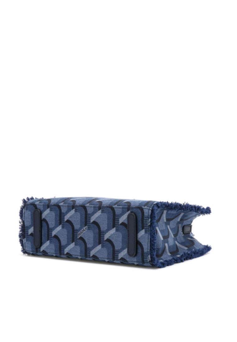 Jeans Monogram Day Tote Denim Blue SM