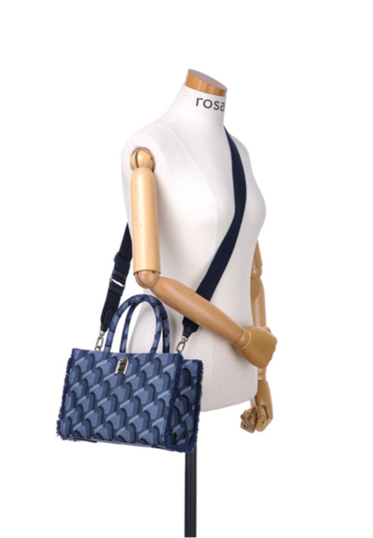 Jeans Monogram Day Tote Denim Blue SM