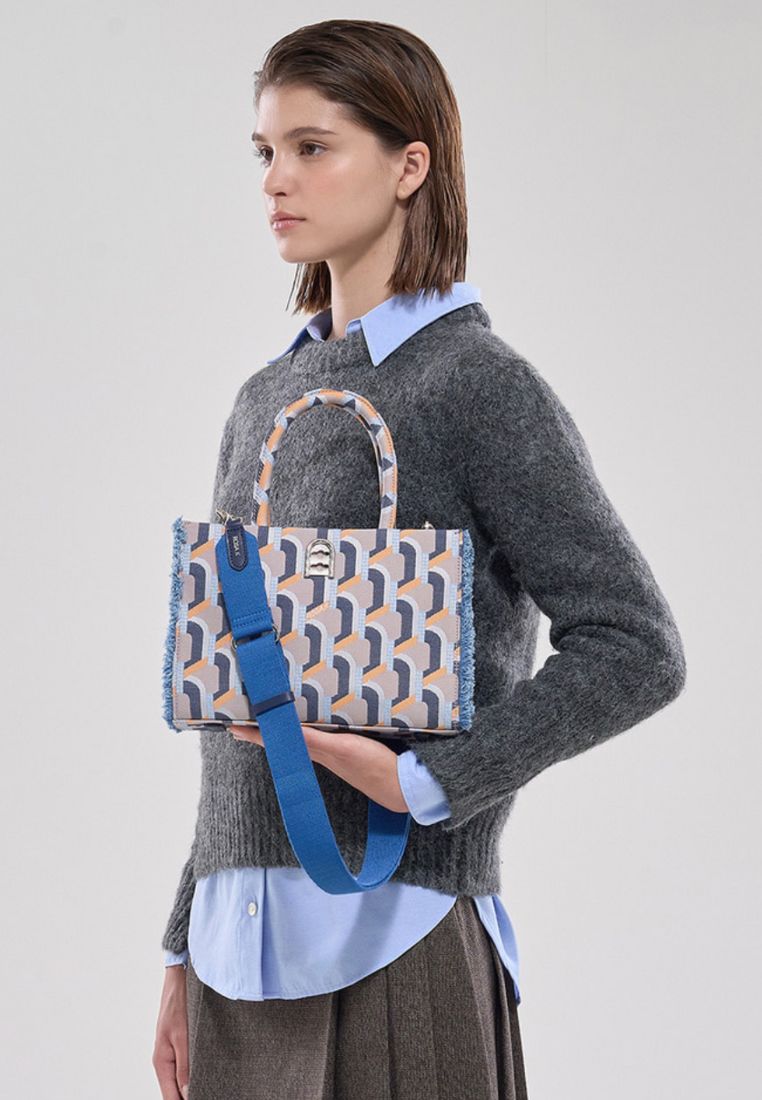 Jeans Monogram Day Tote Jardin Navy SM