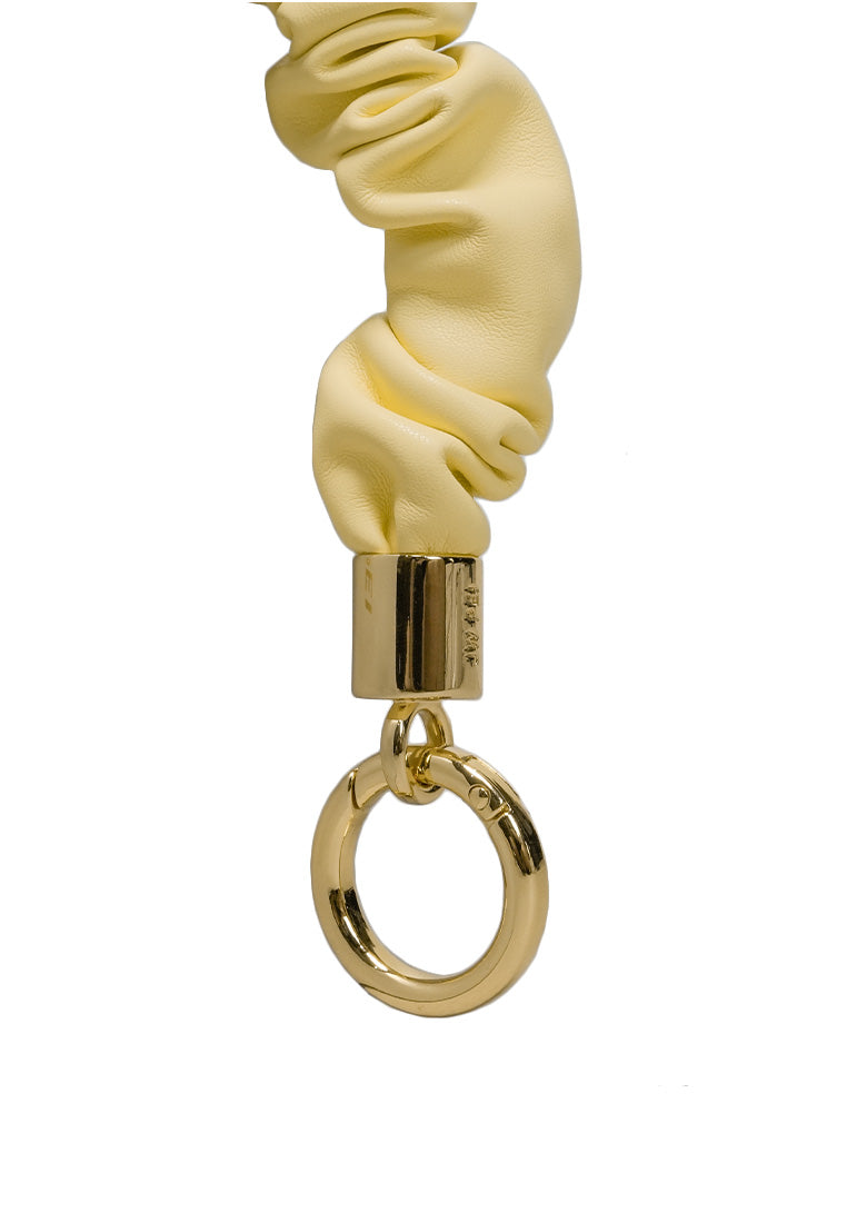 Yara Ruched Scrunchie Strap - Yellow