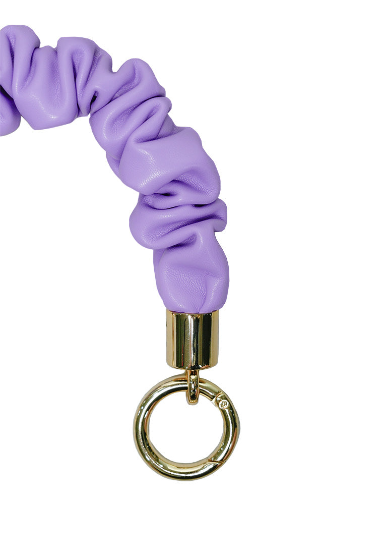 Yara Ruched Scrunchie Strap - Purple