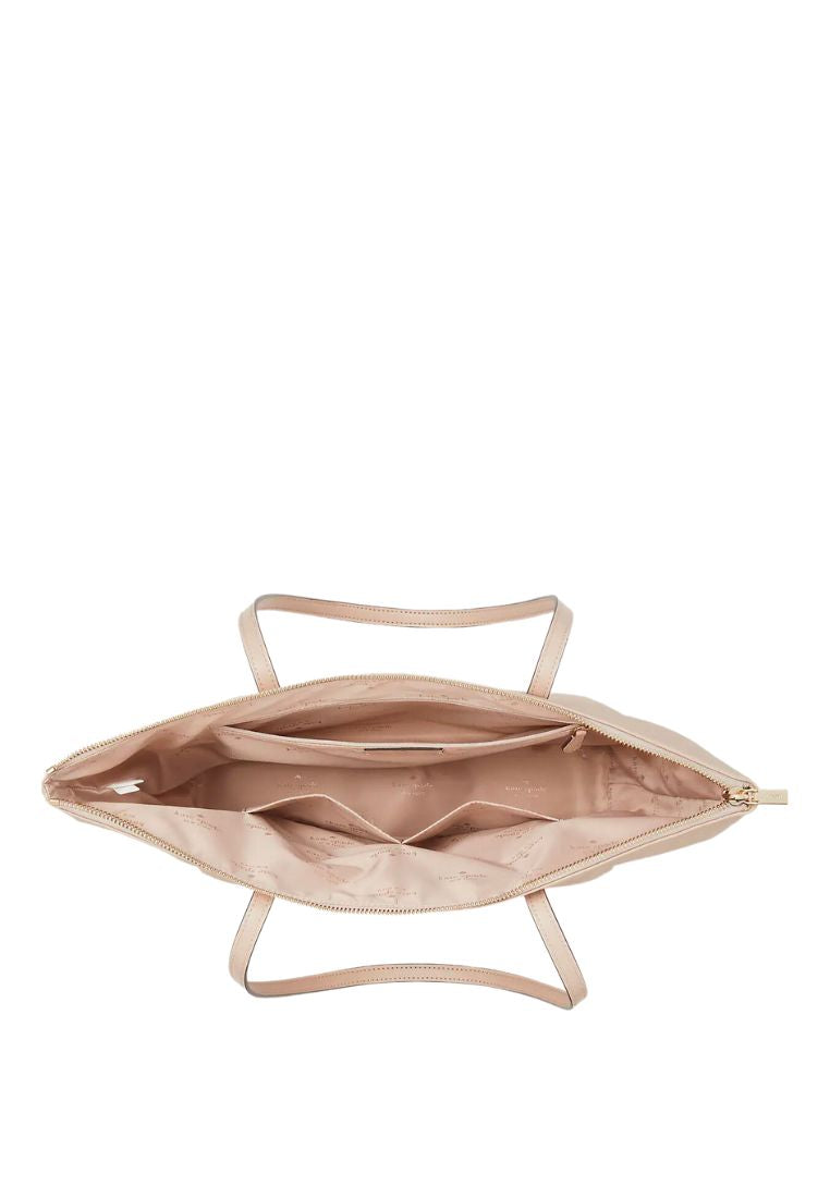 Kitt Nylon Large Tote Warm Beige