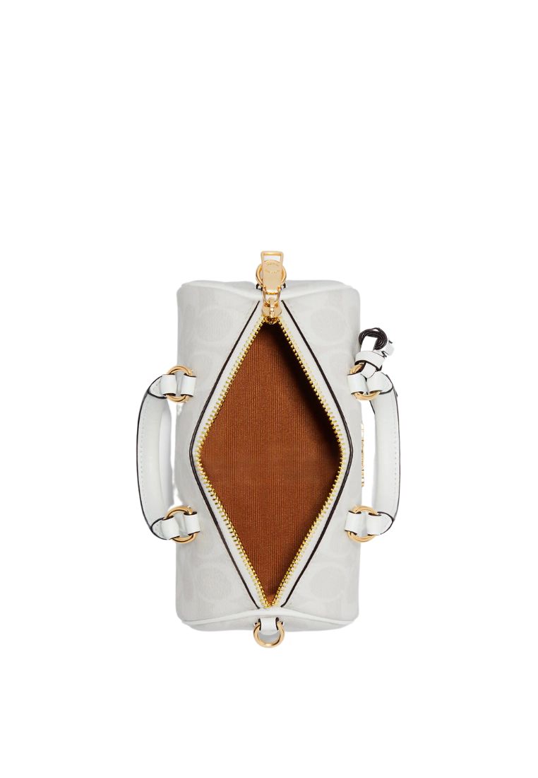 Lacey Crossbody In Signature Canvas Glacier White