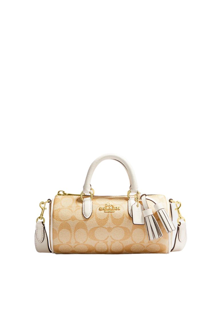 Lacey Crossbody In Signature Canvas Light Khaki Chalk