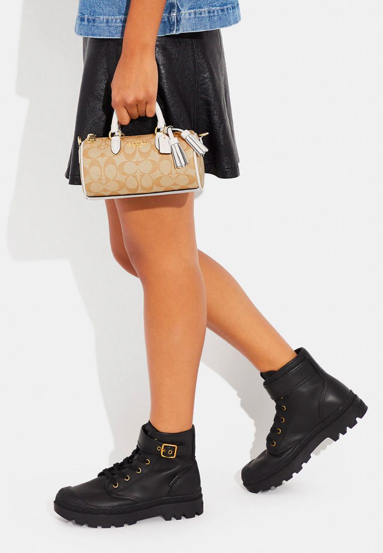 Lacey Crossbody In Signature Canvas Light Khaki Chalk