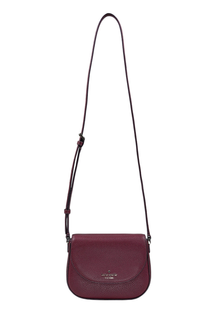 Leila Mini Flap Crossbody Deep Berry