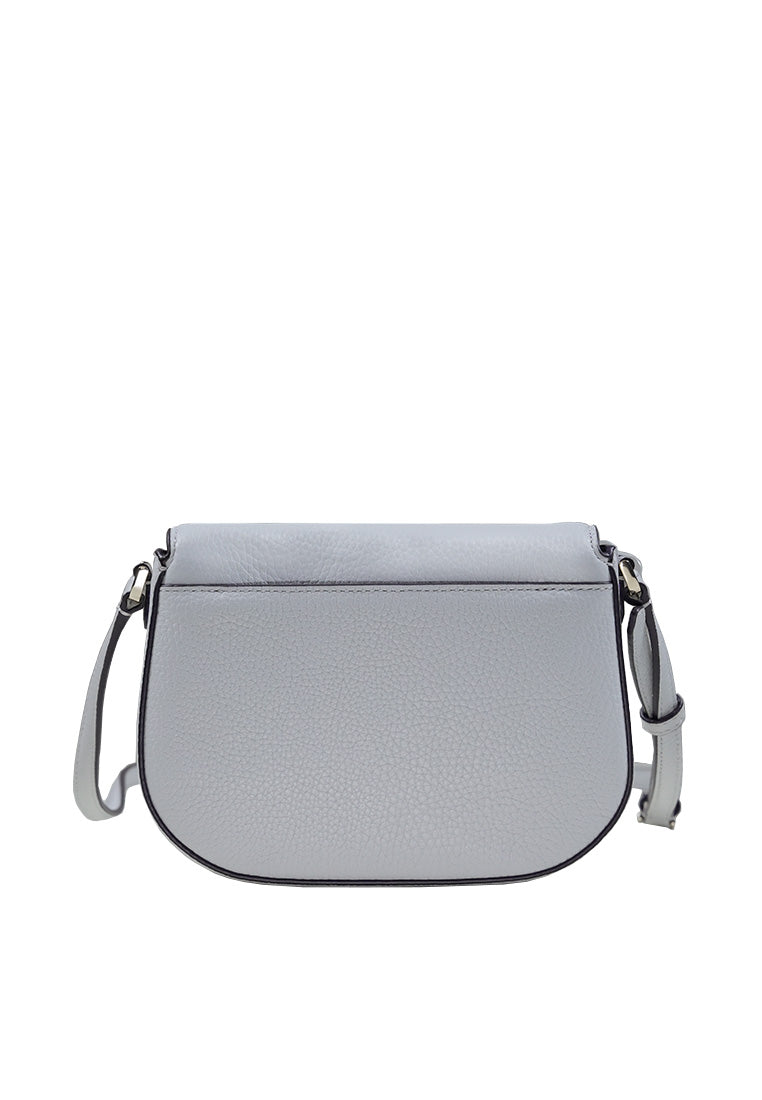 Leila Mini Flap Crossbody Quill Grey