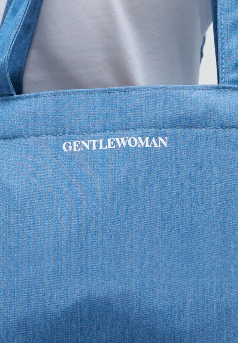Logo On Double Pocket Mini Tote