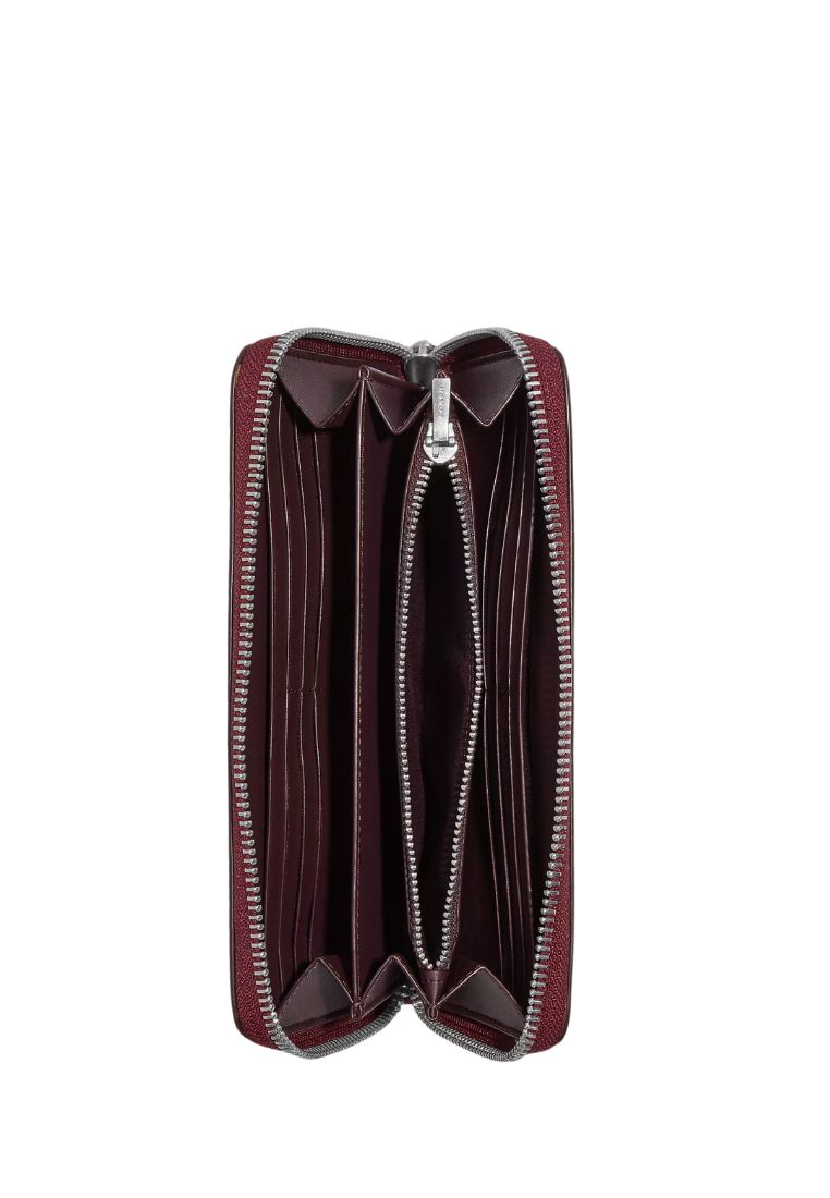 Long Zip Around Wallet Wine Multi