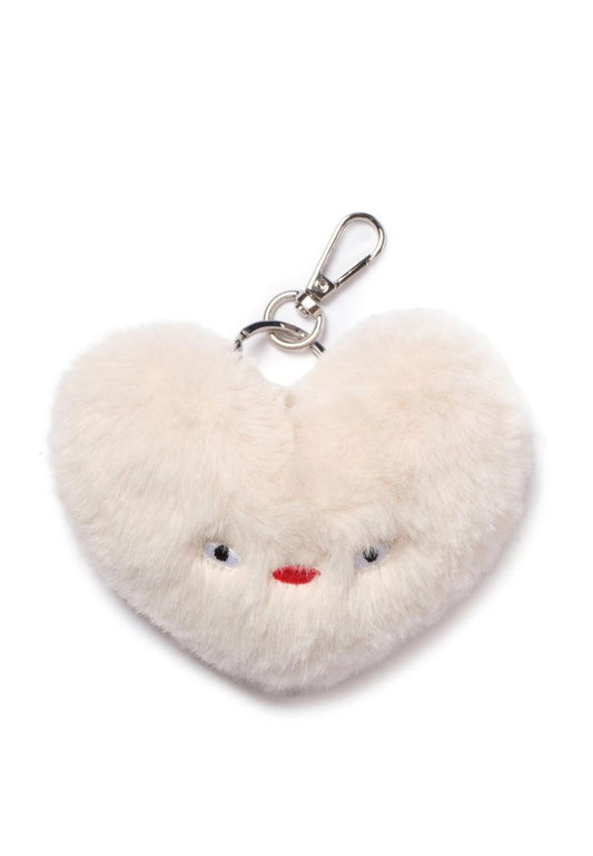 Loveyom Keychain Eco Fur Ivory