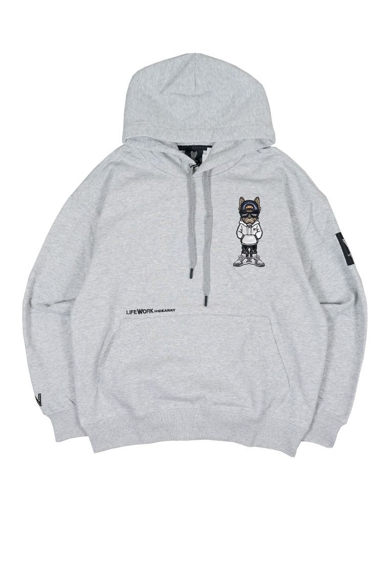 Ballcap Hipdog Hoodie Melange Grey
