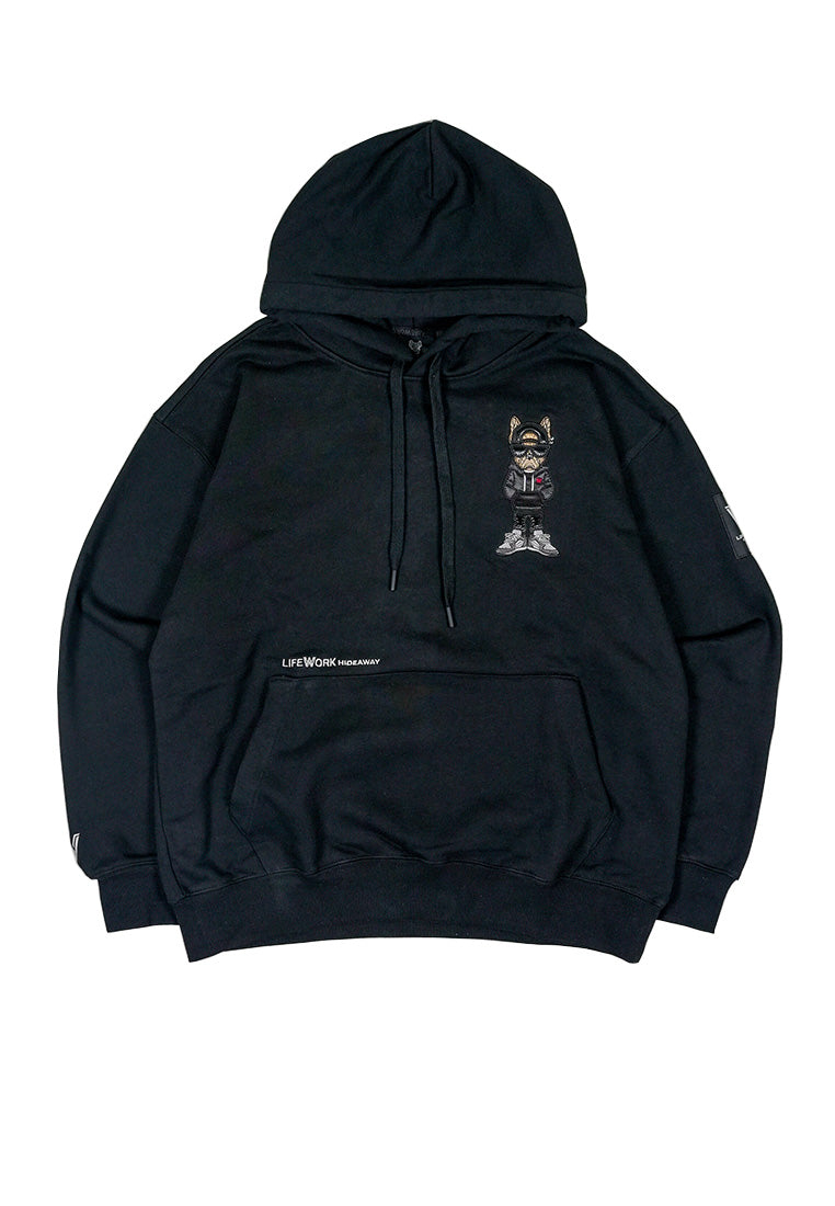 Ballcap Hipdog Hoodie Black