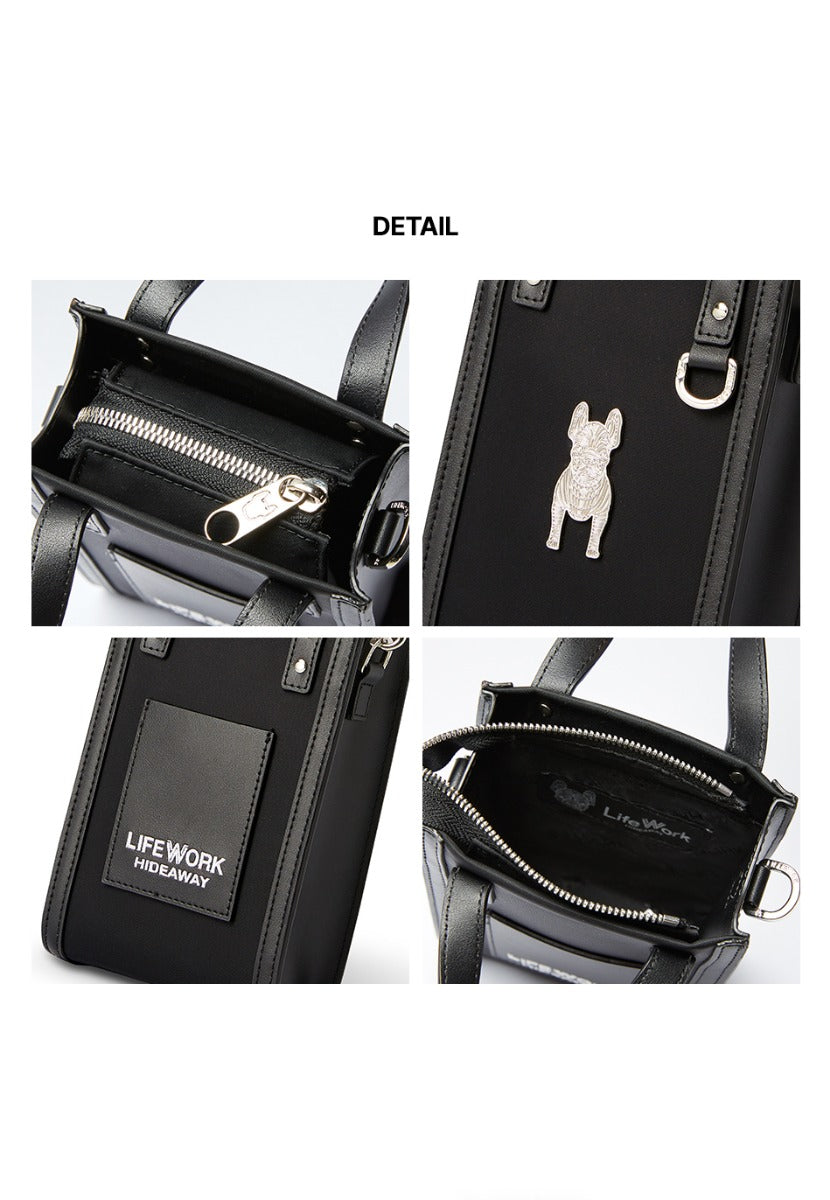 Steel Wappen PVC Micro Bag Black