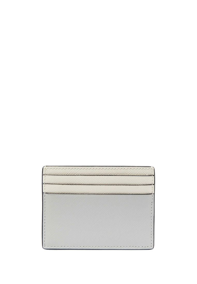 Madison Small Slim Card Holder Platinum Grey Multi