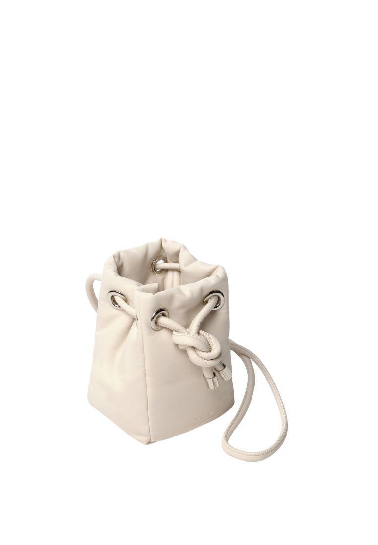 Marshmellow Bag Mini Lambskin Cream