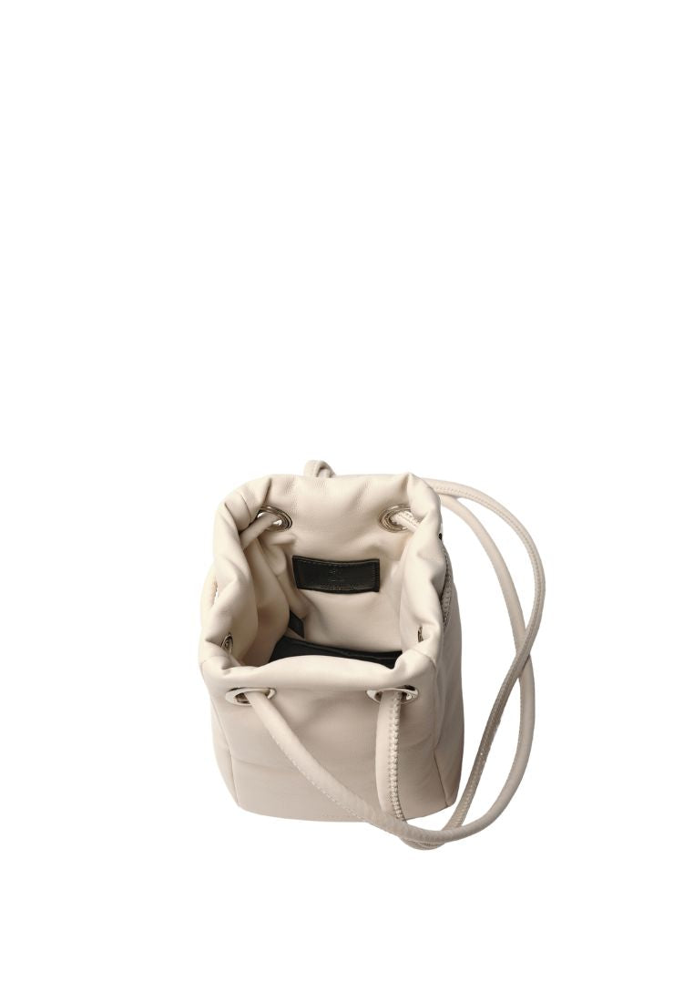Marshmellow Bag Mini Lambskin Cream