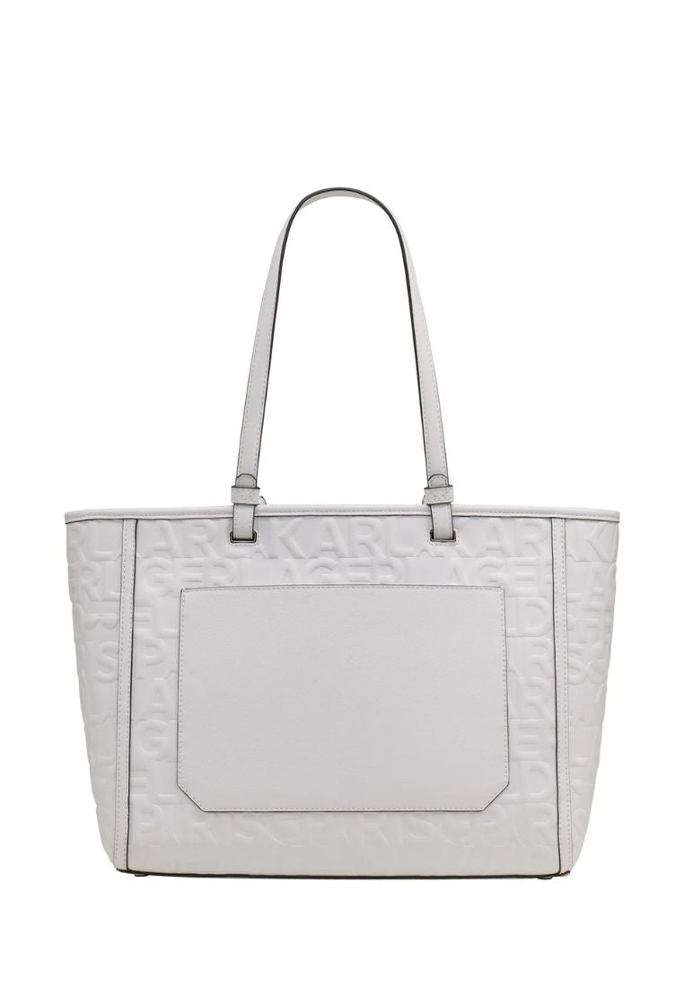 Maybelle Tote Winter White Silver