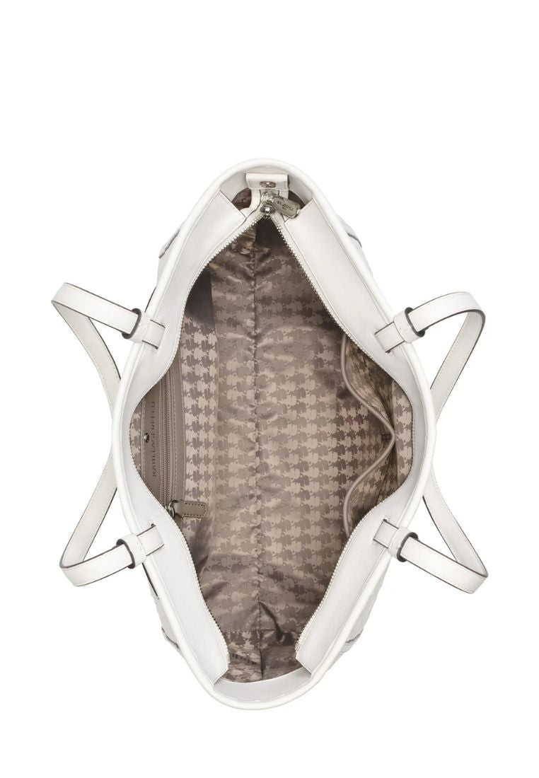 Maybelle Tote Winter White Silver