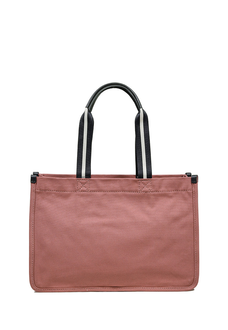 Signet Canvas Medium Tote Dusty Rose