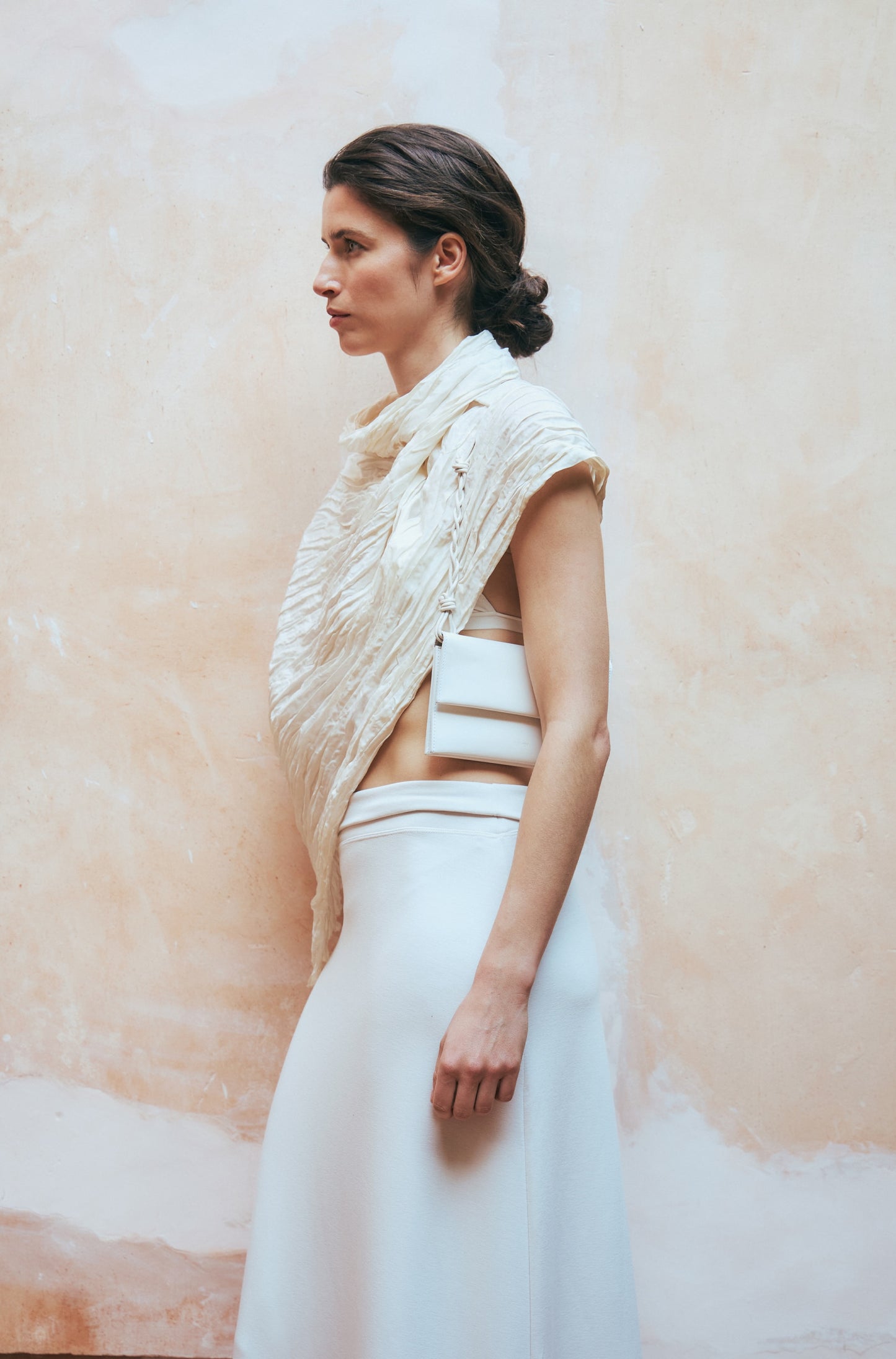 2WAY MESH BAG off white