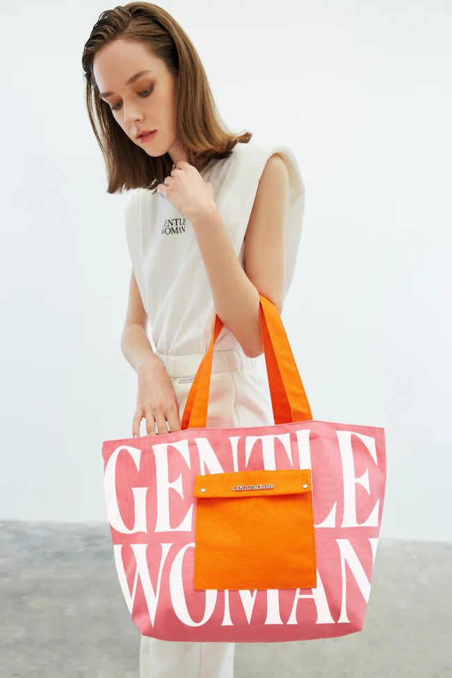 GW Painted Wall Tote Pink