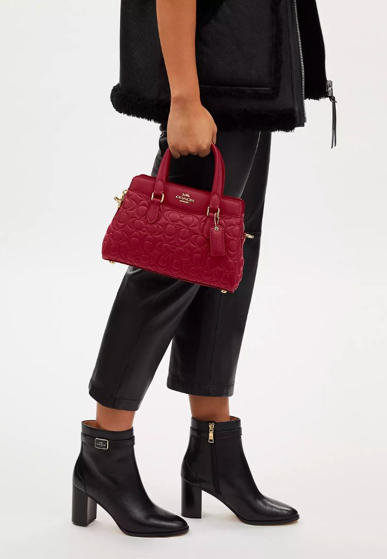 Mini Darcie Carryall With Signature Leather Cherry