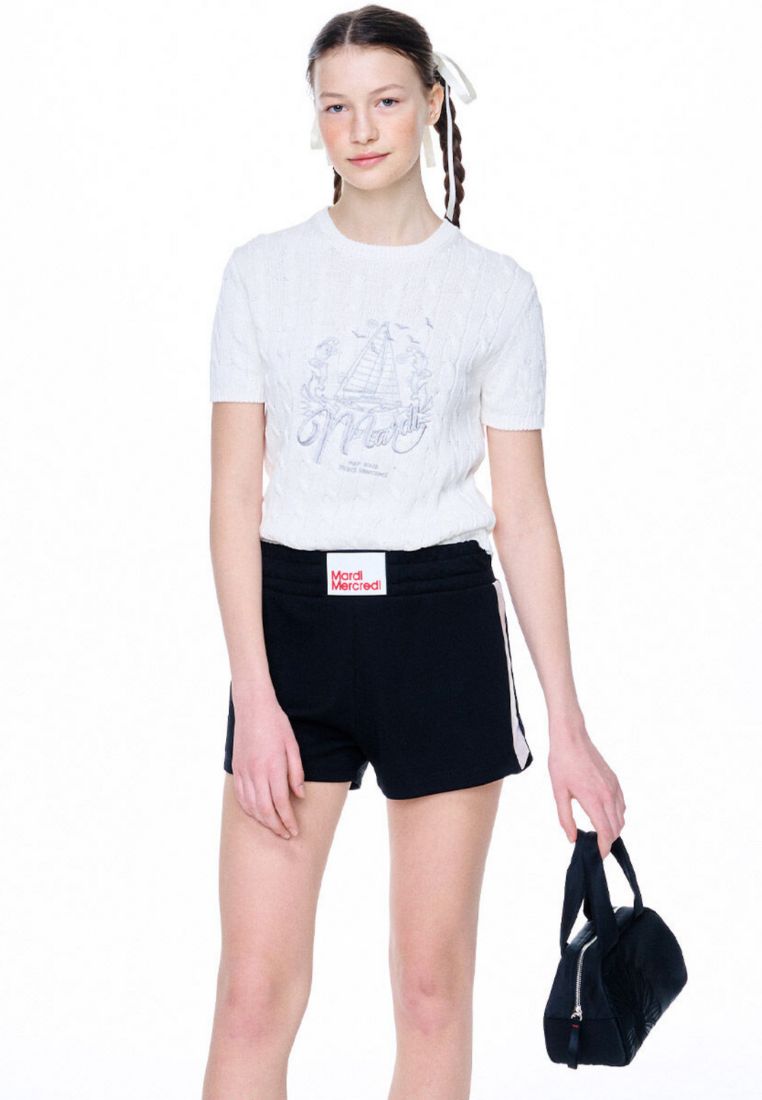 Mini Half Moon FlowerMardi Black Black