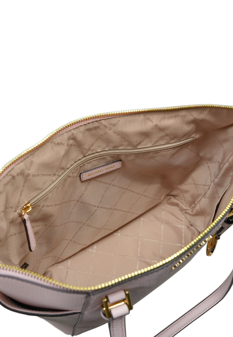 Charlotte Large Top Zip Tote Powder Blush