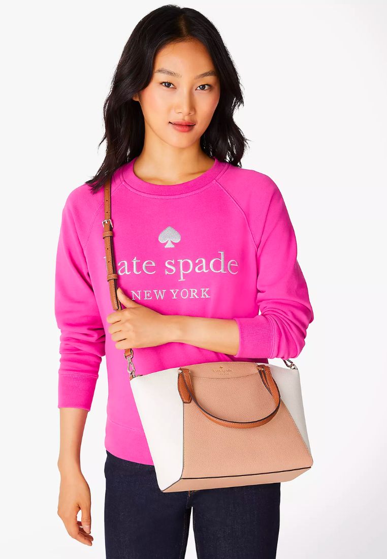 Monica Satchel Light Fawn Multi