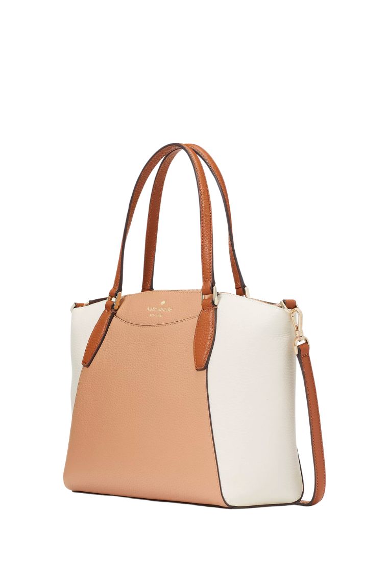 Monica Satchel Light Fawn Multi