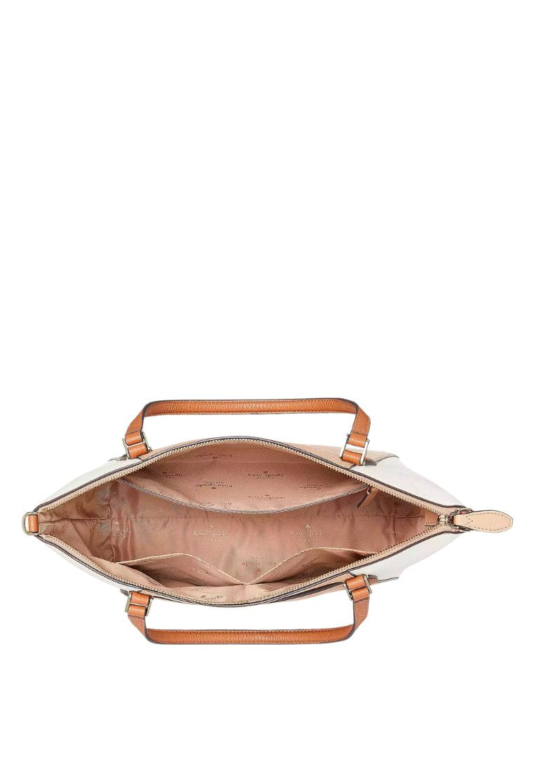 Monica Satchel Light Fawn Multi