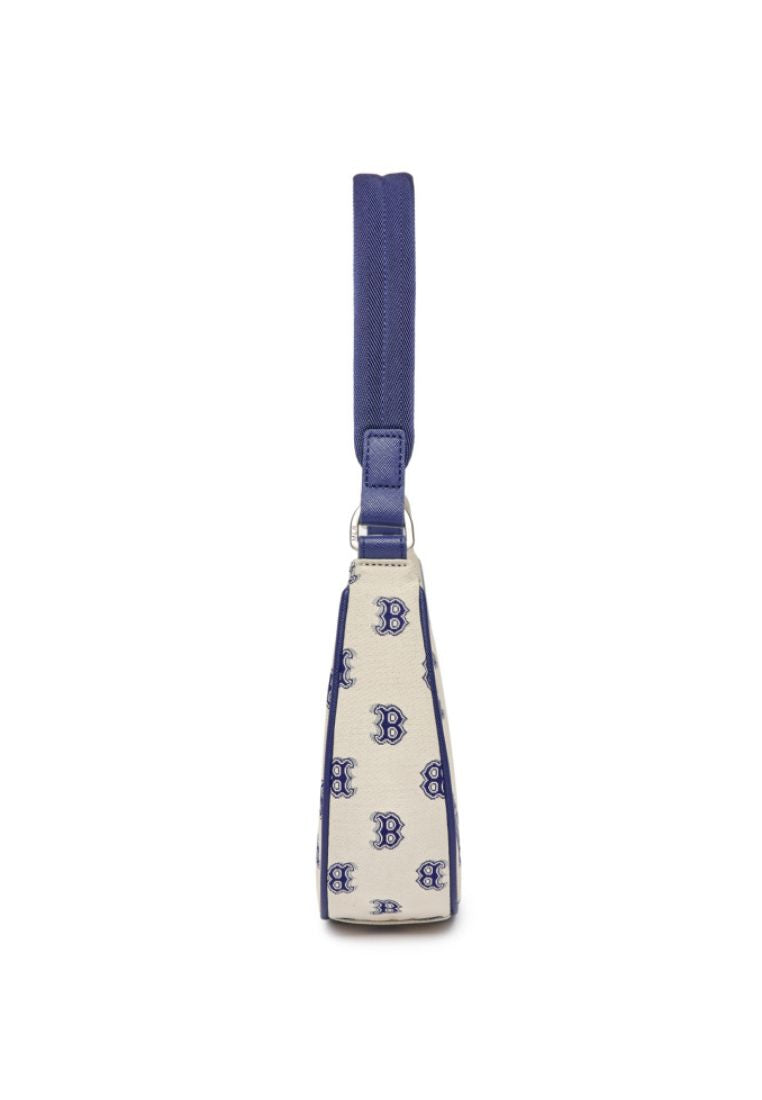 MONOGRAM Jacquard Shoulder Bag BOSTON RED SOX light beige