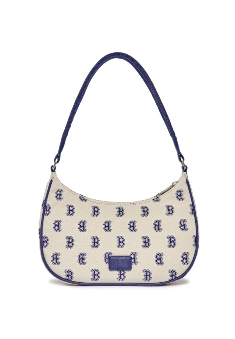 MONOGRAM Jacquard Shoulder Bag BOSTON RED SOX light beige
