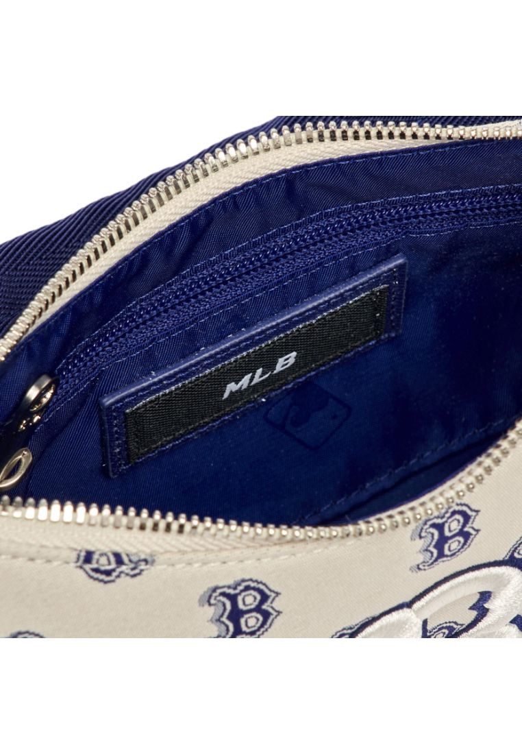 MONOGRAM Jacquard Shoulder Bag BOSTON RED SOX light beige