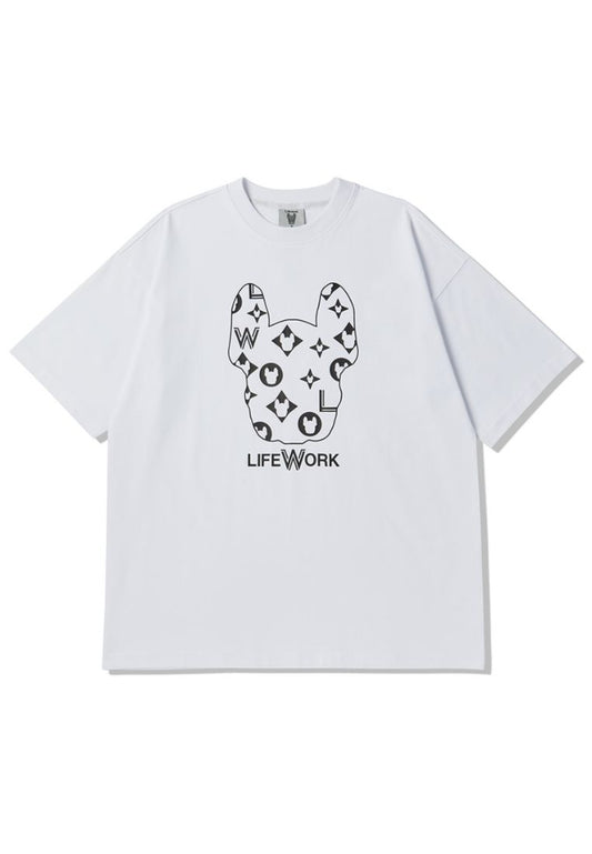 Monogram LW Radog T-Shirt White