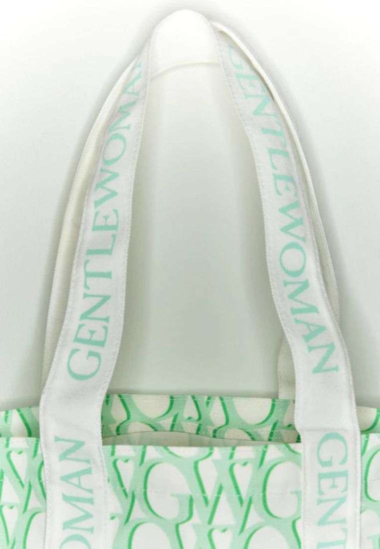 Monogram Tote Bag Green