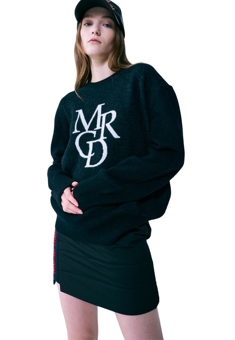 MRCD Knit Pullover Black Ivory