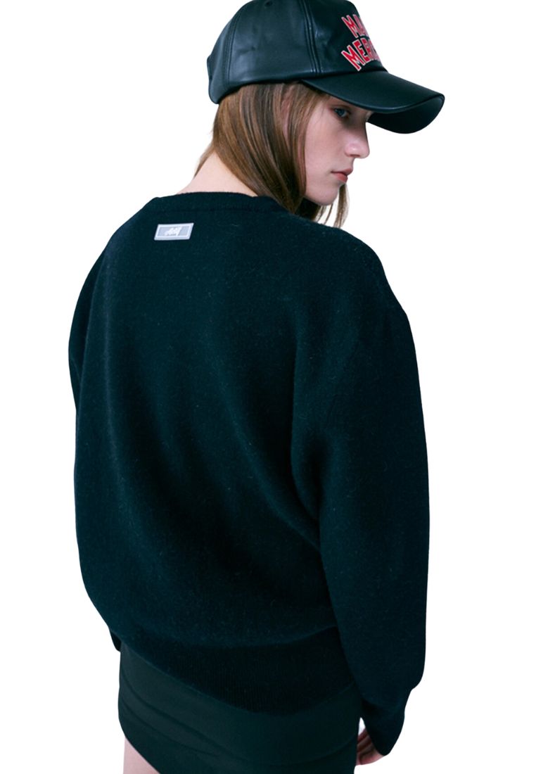 MRCD Knit Pullover Black Ivory