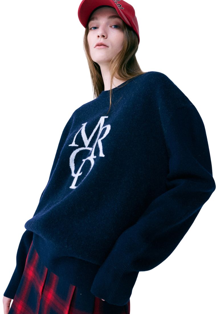 MRCD Knit Pullover Navy Ivory