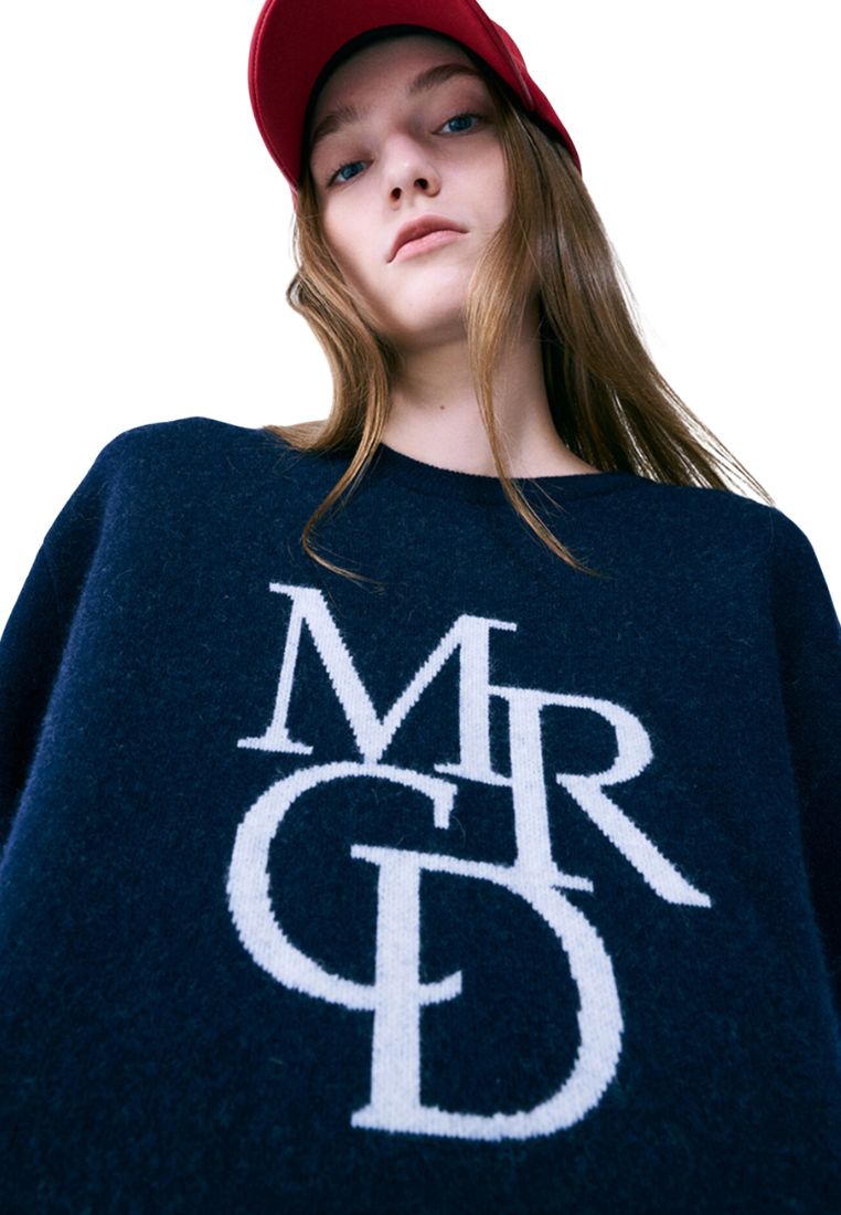 MRCD Knit Pullover Navy Ivory