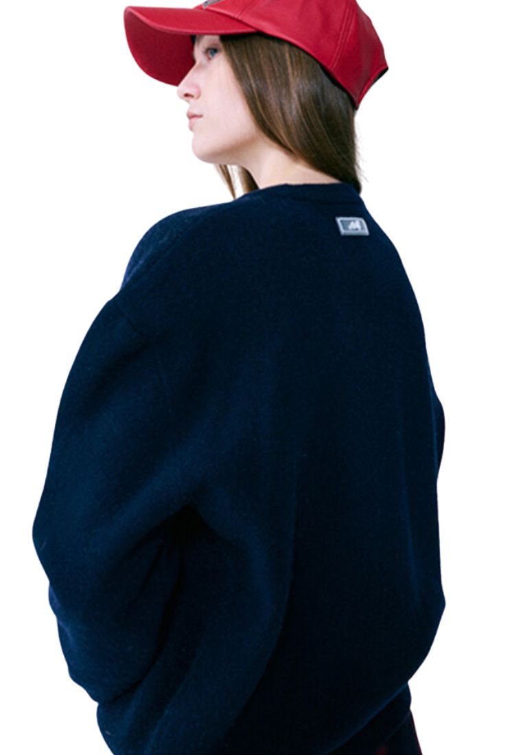 MRCD Knit Pullover Navy Ivory