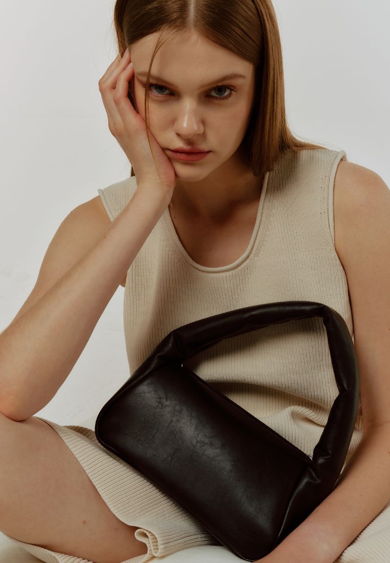 Mug Bag M Lambskin Black