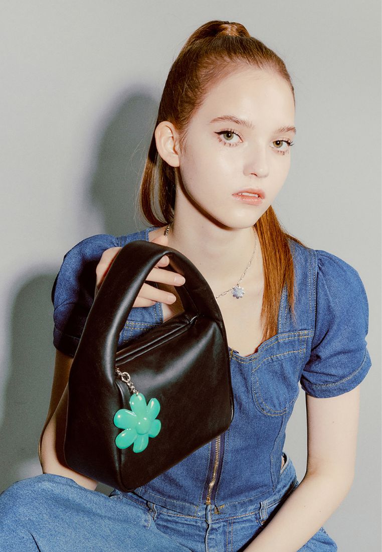 Mug Bag S Lambskin Black