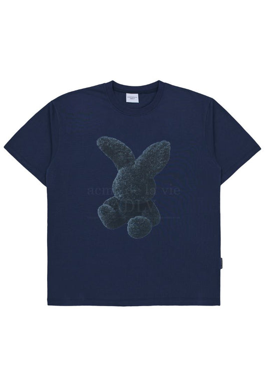 Navy Fuzzy Rabbit Short Sleeve T-Shirt