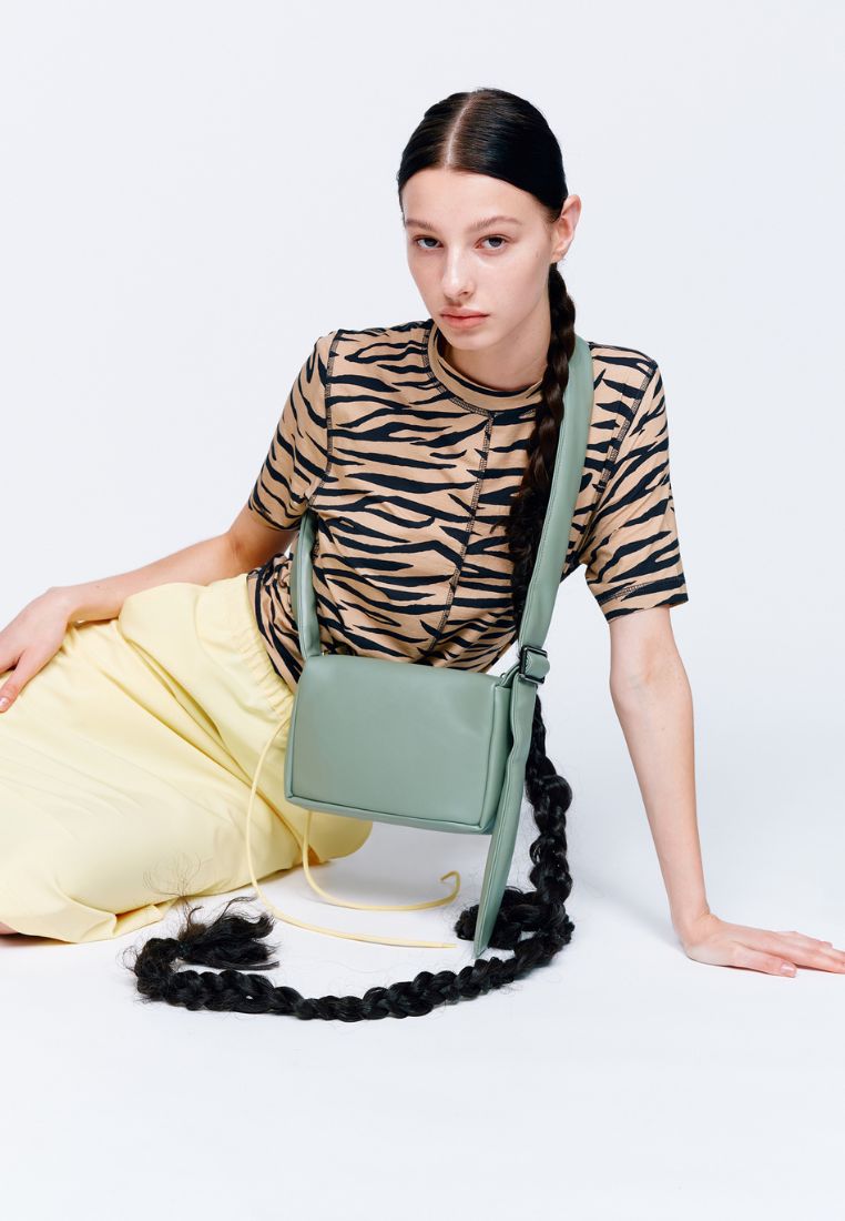 Nemo Bag S Lambskin Mint Gray